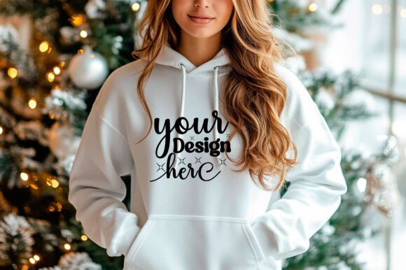 Christmas 18000 Hoodie Mockup: Graphics & Product Mockups