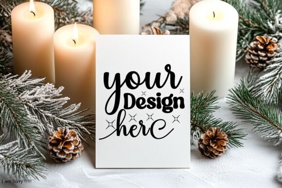 Christmas Card Mockup 11: Premium Graphics for Product Mockups