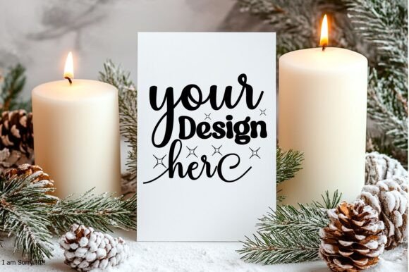 Christmas Card Mockup 22: Essential Graphics for Product Mockups