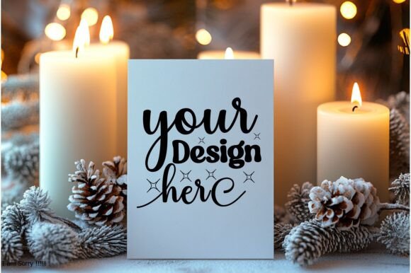 Christmas Card Mockup 25: Essential Graphics for Product Mockups