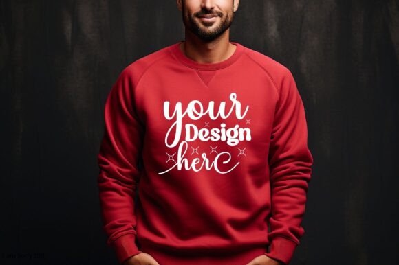 Christmas Gildan 18000 Mockup 31: Graphics & Product Mockups