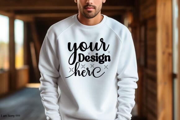 Christmas Gildan 18000 Mockup 41: Graphics & Product Mockups