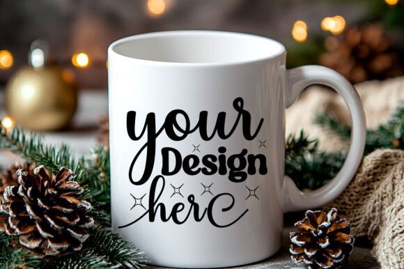 Christmas Mug Mockup 41: Essential Graphics for Product Mockups