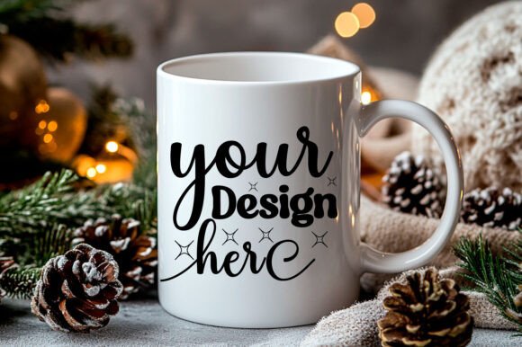 Christmas Mug Mockup 46: Graphics for Product Mockups