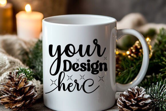Christmas Mug Mockup 54: Premium Graphics for Product Mockups
