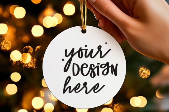 Christmas Ornaments Mockup 98: Premium Graphics for Product Mockups
