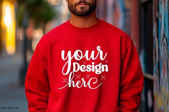 Gildan 18000 Christmas Men Mockup 124: Premium Graphics & Product Mockups
