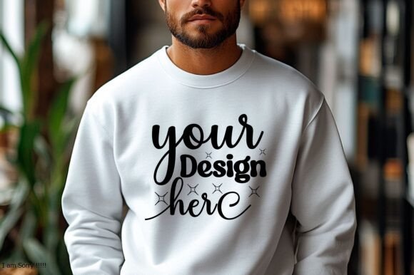 Gildan 18000 Christmas Men Mockup 128: Graphics & Product Mockups