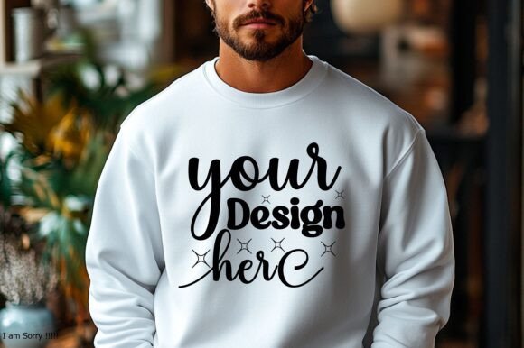 Gildan 18000 Christmas Men Mockup 155: Graphics & Product Mockups