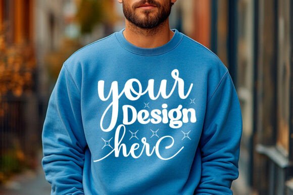 Gildan 18000 Christmas Men Mockup 42: Graphics & Product Mockups