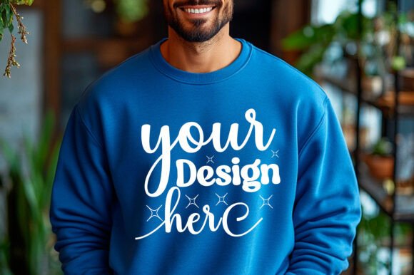Gildan 18000 Christmas Men Mockup 48: Graphics & Mockups