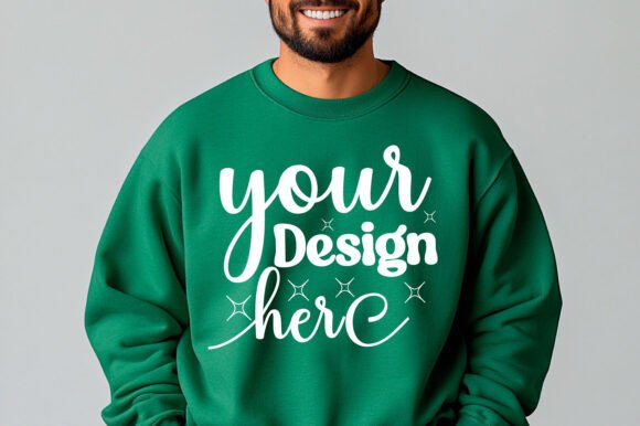 Gildan 18000 Christmas Men Mockup 90: Graphics & Product Mockups