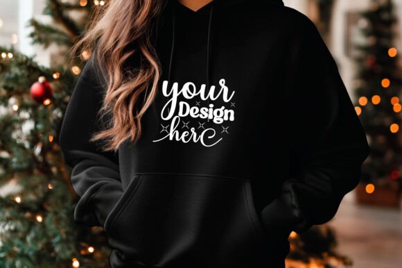 Gildan 18500 Hoodie Mockup 21: Premium Graphics for Product Mockups