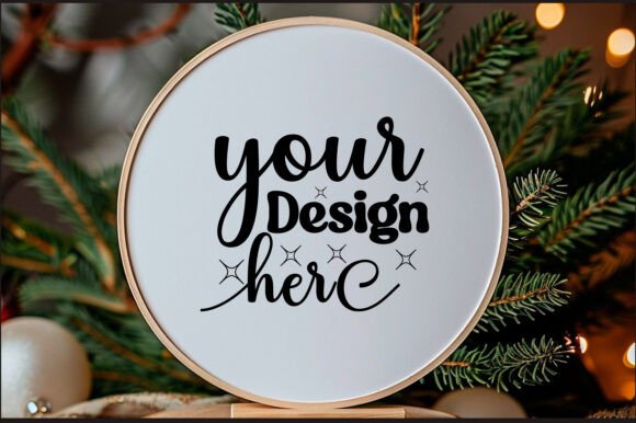 Round Ornament Mockup 58: Graphics for Product Mockups