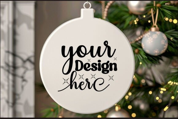 Round Ornament Mockup: Graphics for Product Mockups