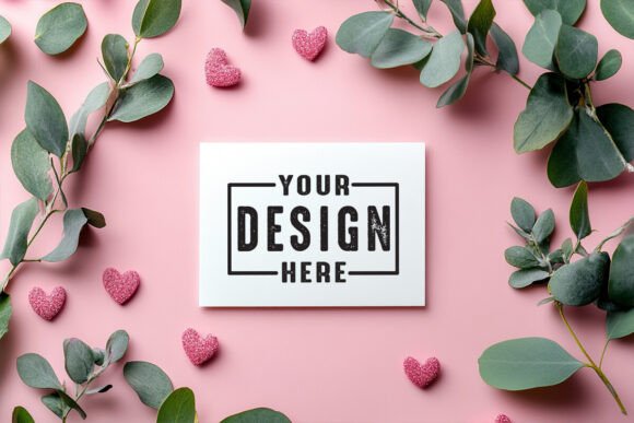 Valentine's Card Mockup: Graphics & Product Mockups