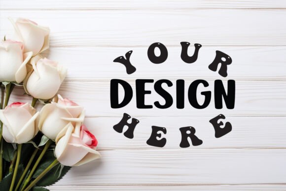 Valentines Background Mockup for Graphics & Product Mockups