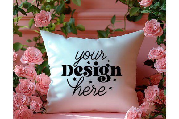 Valentines Day Pillow Mockup 30: Graphics & Product Mockups