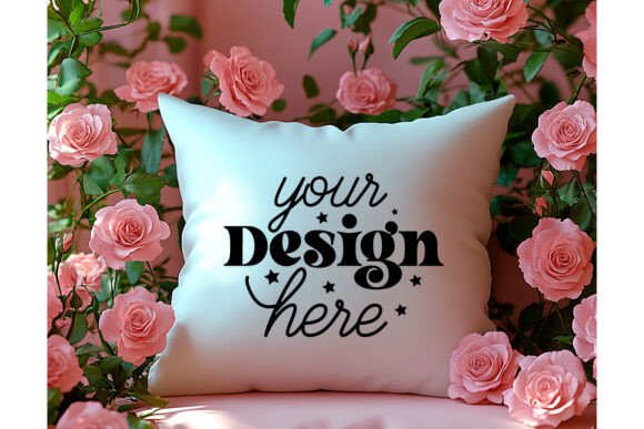 Valentines Day Pillow Mockup 31: Graphics & Product Mockups