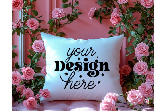 Valentines Day Pillow Mockup 52: Essential Graphics